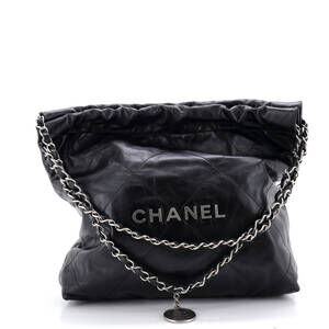 Chanel Small 22 Chain Hobo Quilted Calfskin